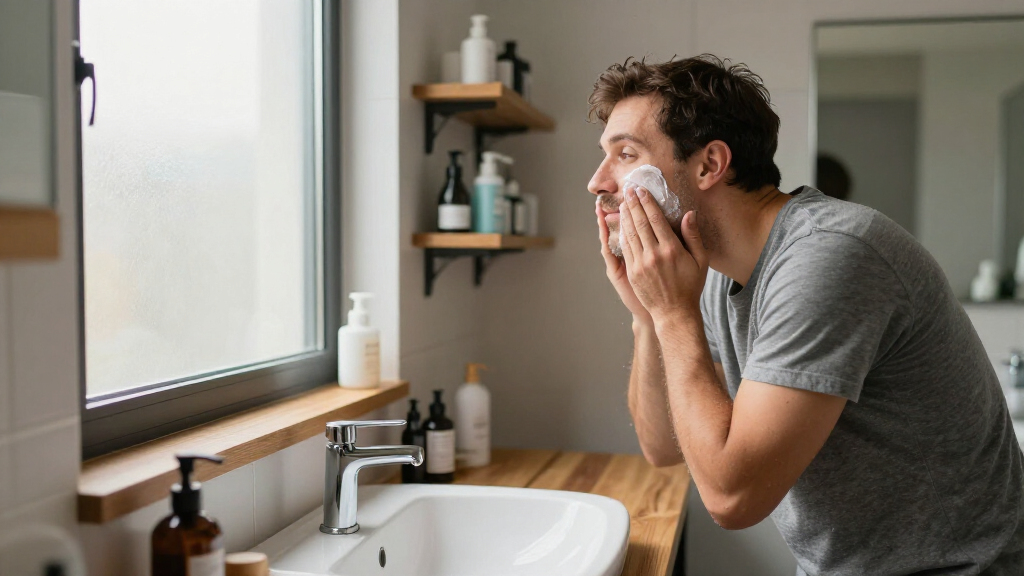 skincare routine for men