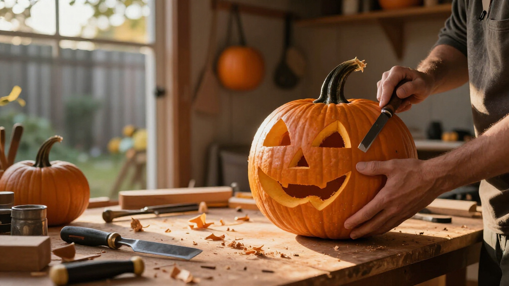 Halloween woodworking tools