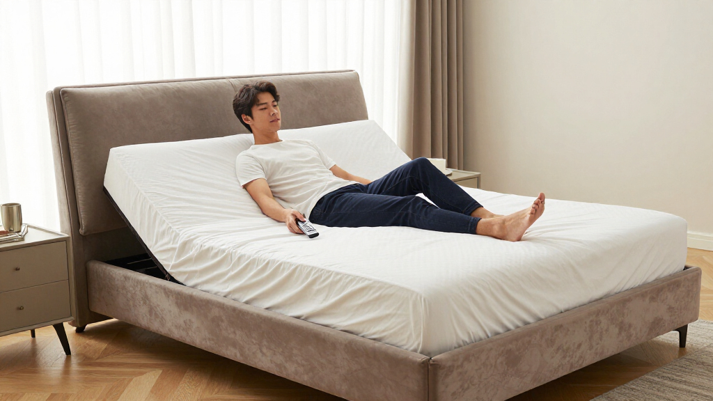luxury adjustable beds for master bedroom
