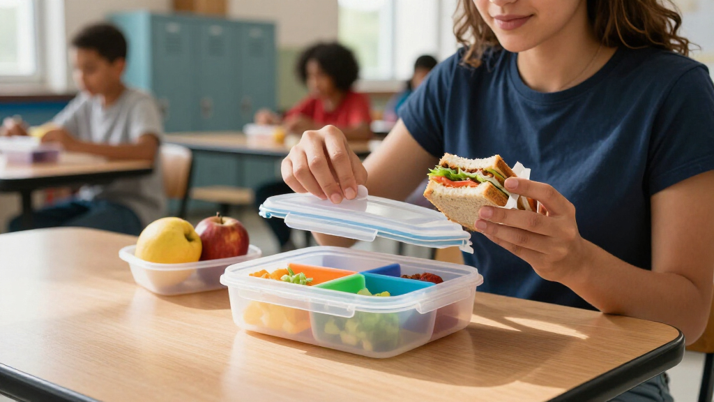 compact lunch containers for students