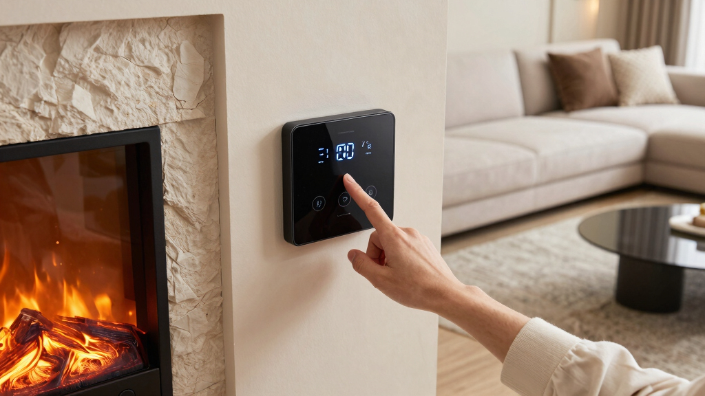 smart home electric fireplaces