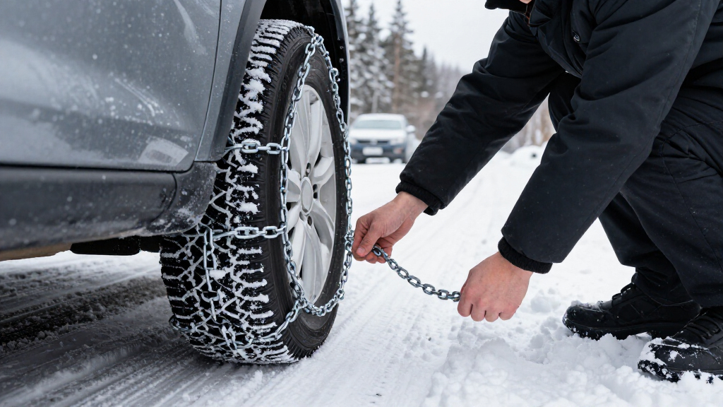 car winter tire chains