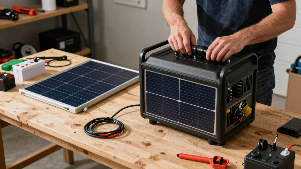 solar-powered backup generators