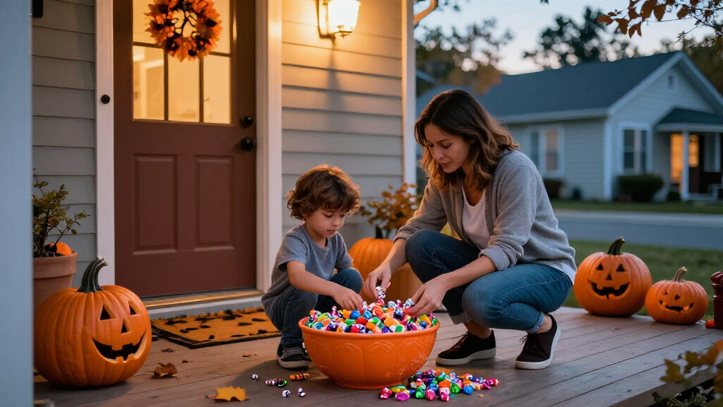 Halloween candy bowls