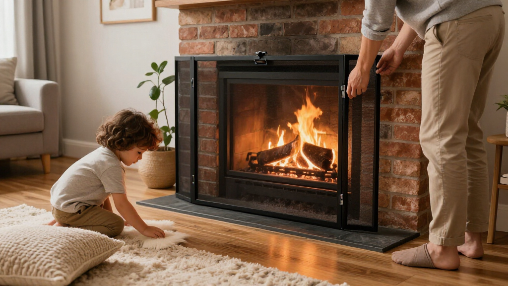 best fireplace safety screens