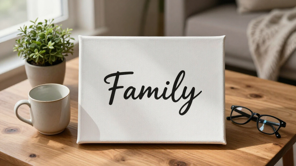 best personalized anniversary canvas with family name
