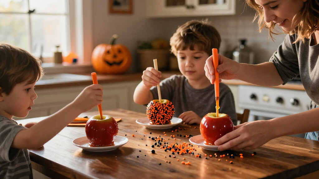 Halloween candy apple kits