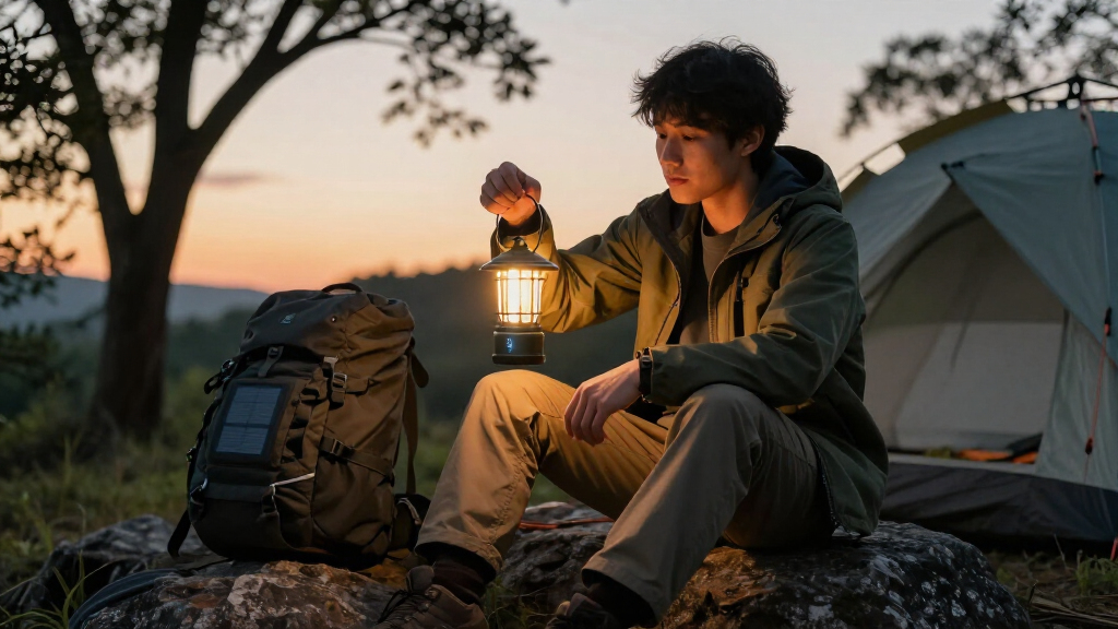 solar lantern rechargeable for camping