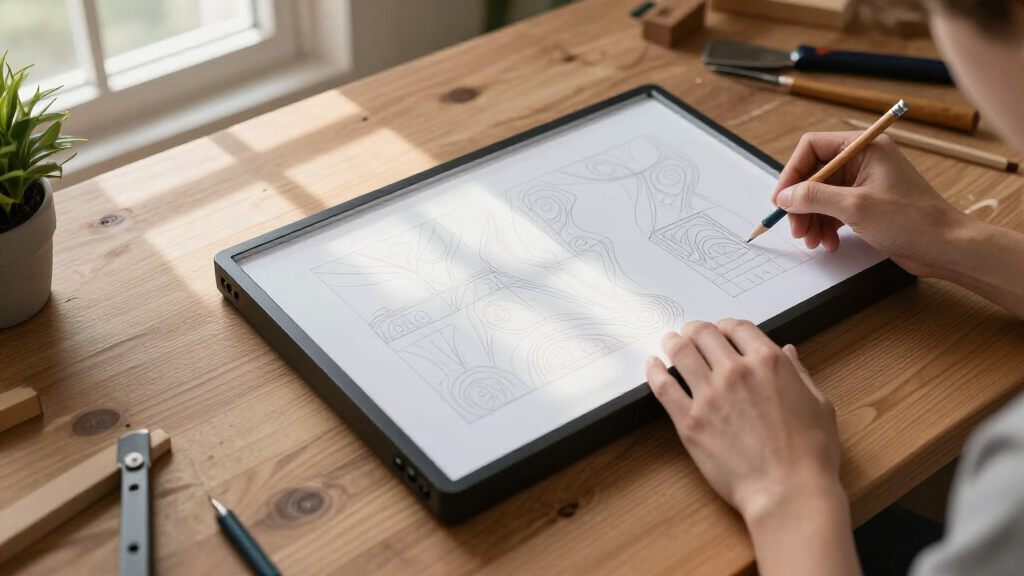 led tracing light boxes for patterns