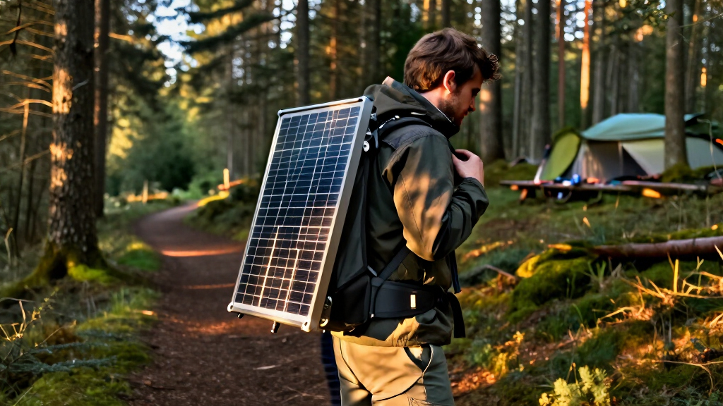 solar backpack charger for camping
