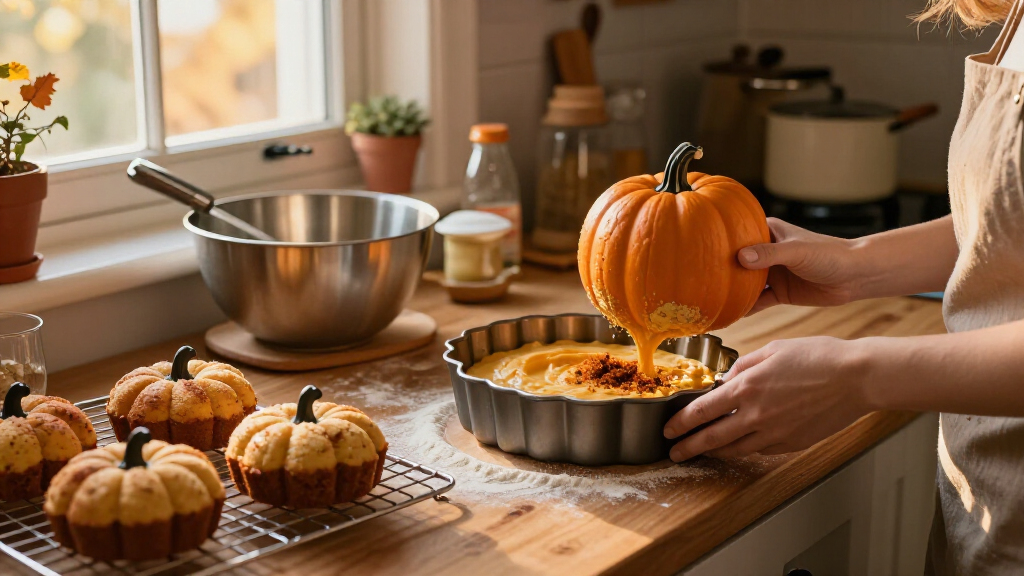 pumpkin shaped baking pans