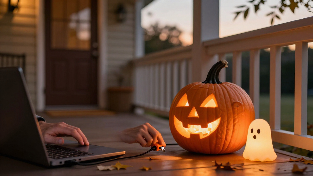 USB powered Halloween decorations