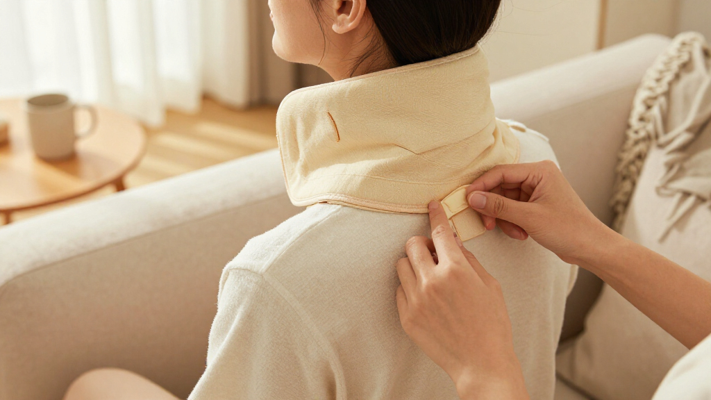 massaging neck and shoulder wraps