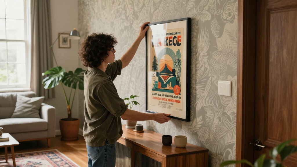 vintage-inspired wall art