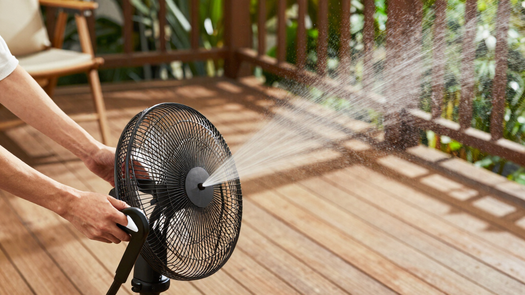 best patio misting fan