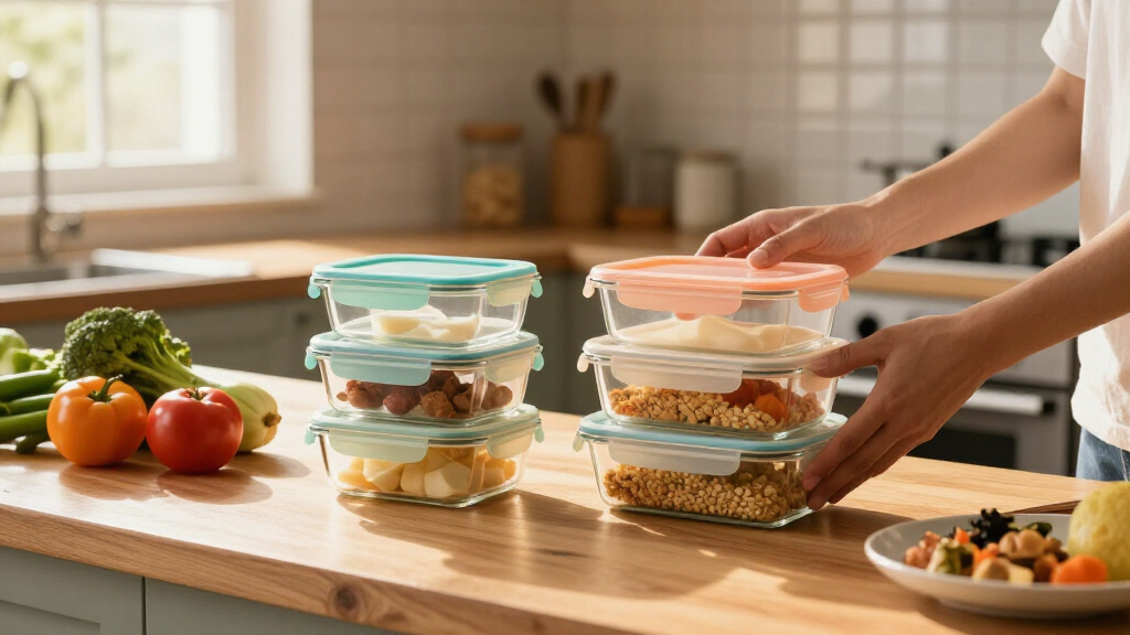 meal prep glass container kits