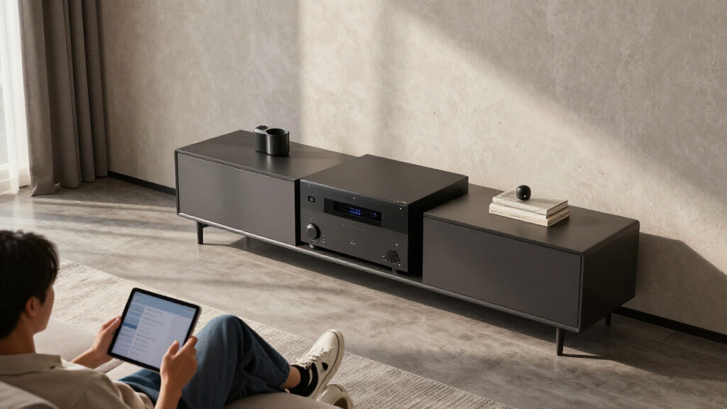 best media console for AV receiver ventilation
