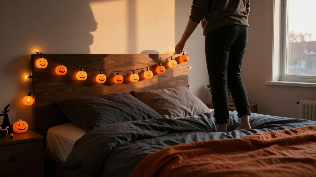 Halloween string lights for bedrooms