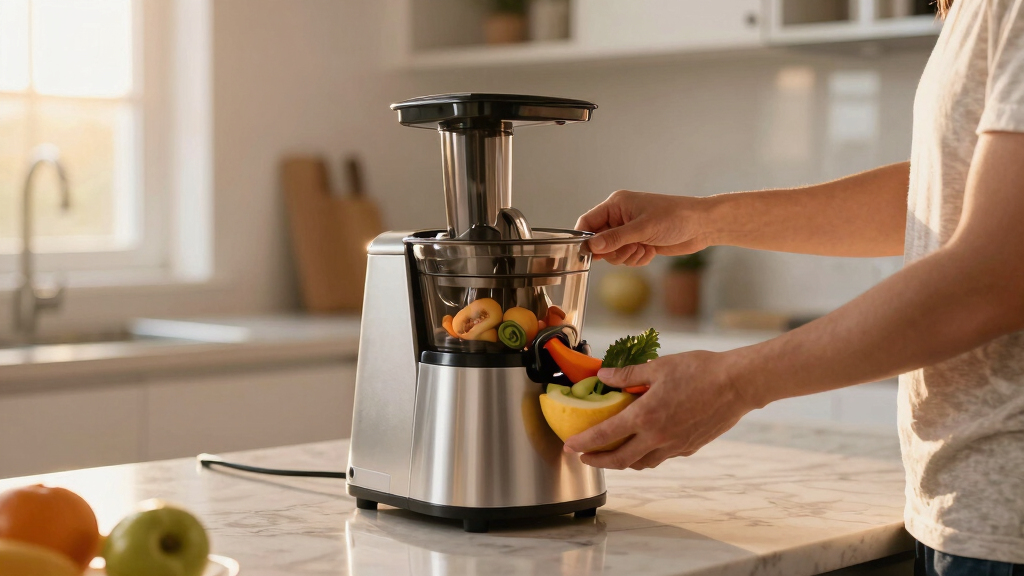 best cold press juicer with wide chute
