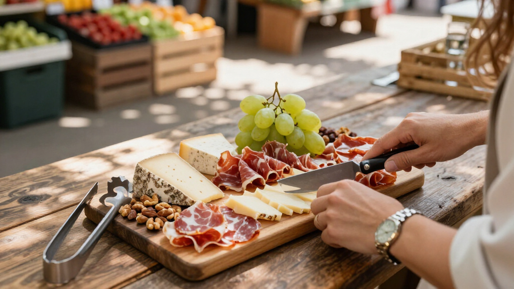 artisanal cheeses and charcuterie