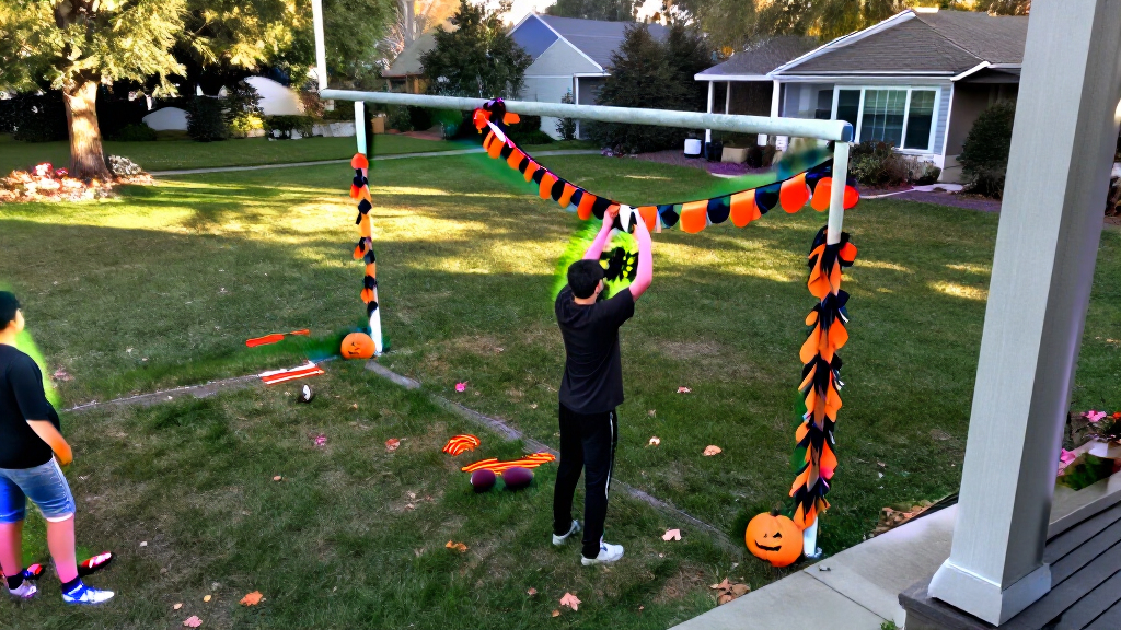 Halloween football decorations
