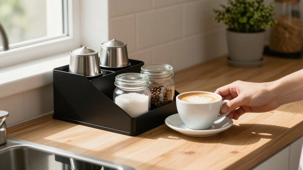 best countertop espresso organization system