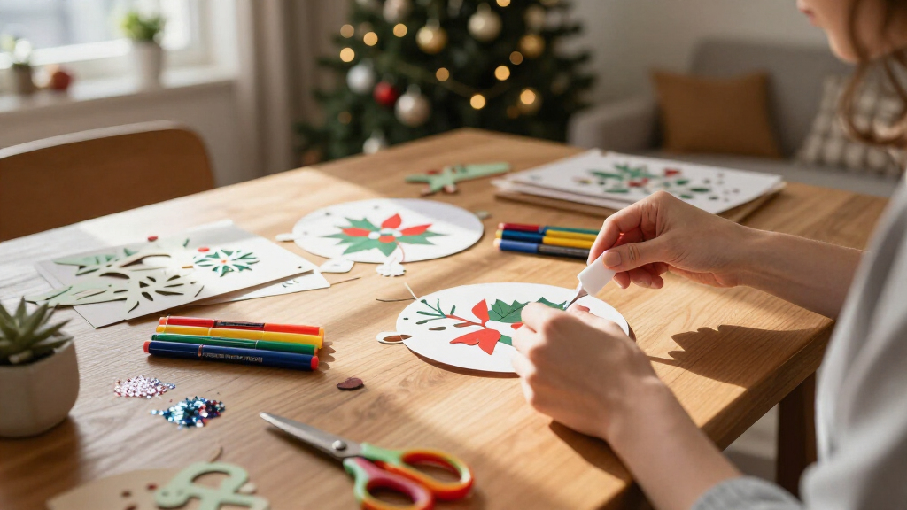 art supplies for holiday crafts