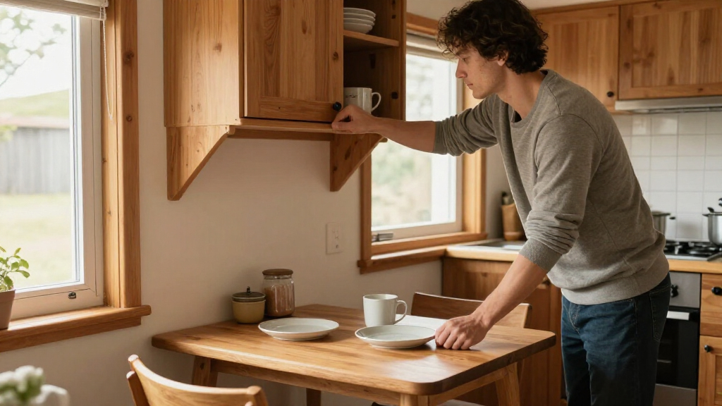 folding dining tables for tiny homes