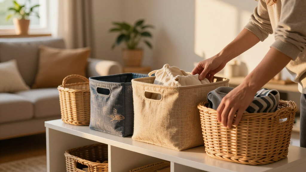 best living room storage organizers
