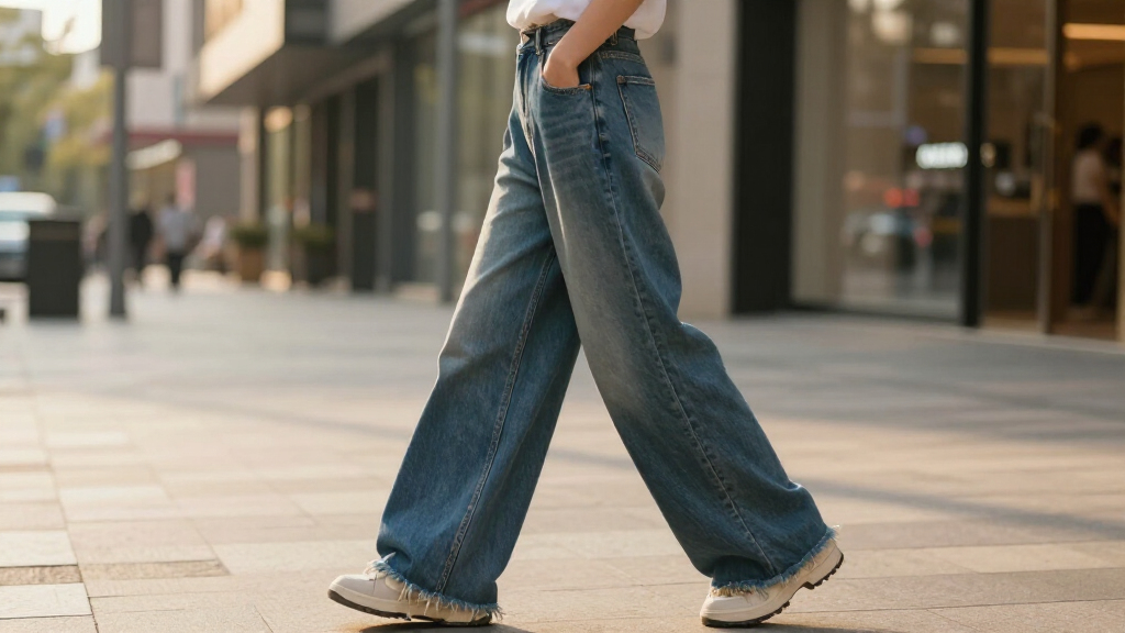 best baggy wide-leg jeans