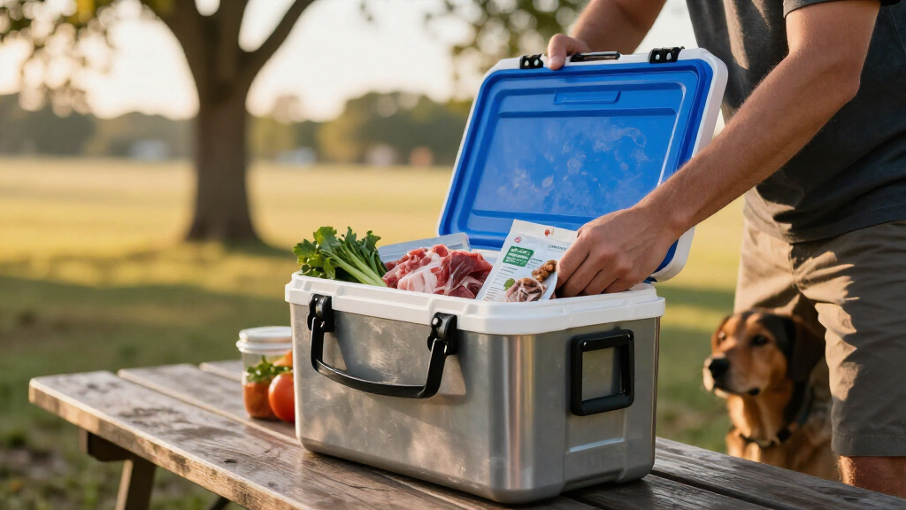 best portable cooler for raw dog food travel