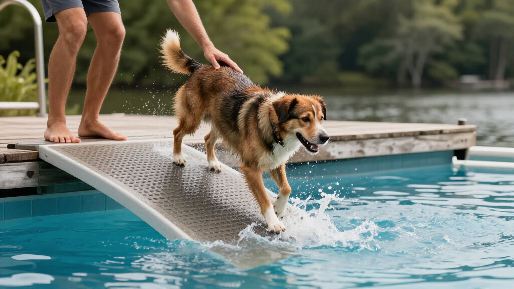 best dog pool ramp for dock safety