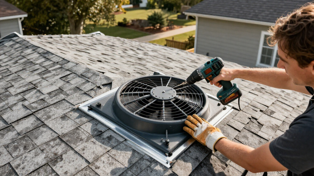 solar powered attic fans