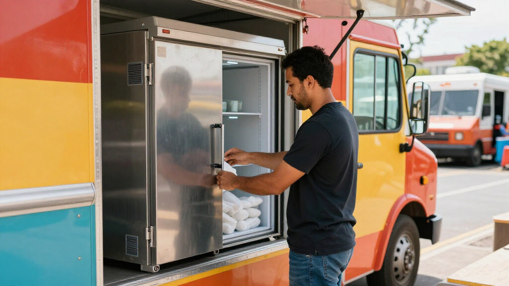 best commercial freezer for hot climate food truck use