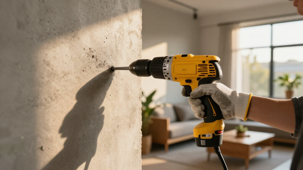 hammer drills for concrete walls