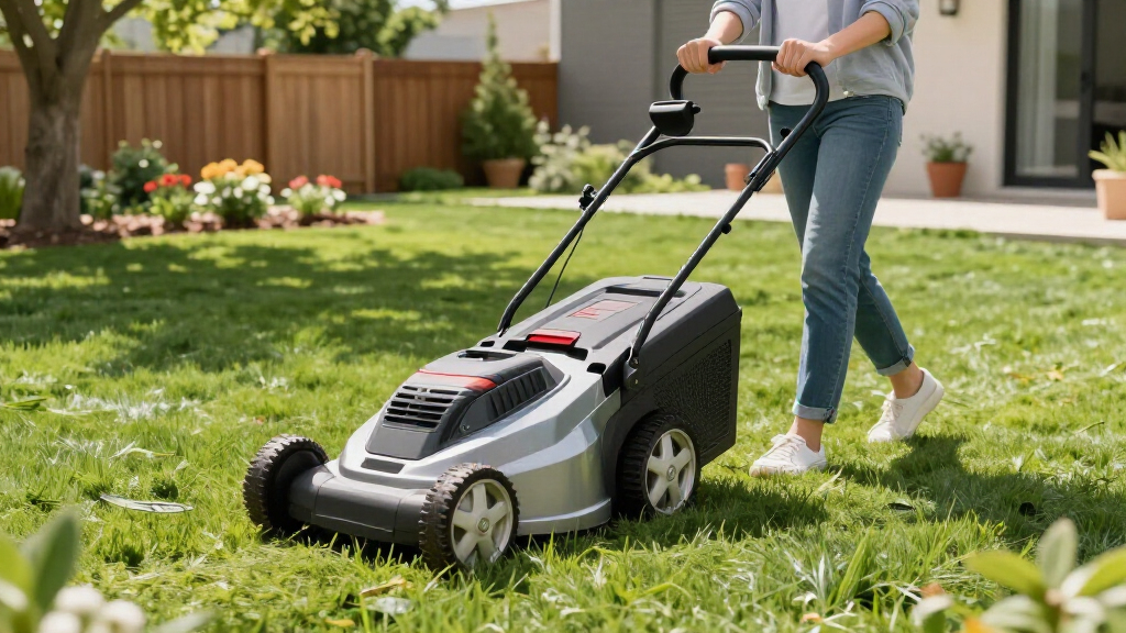 battery lawn mower