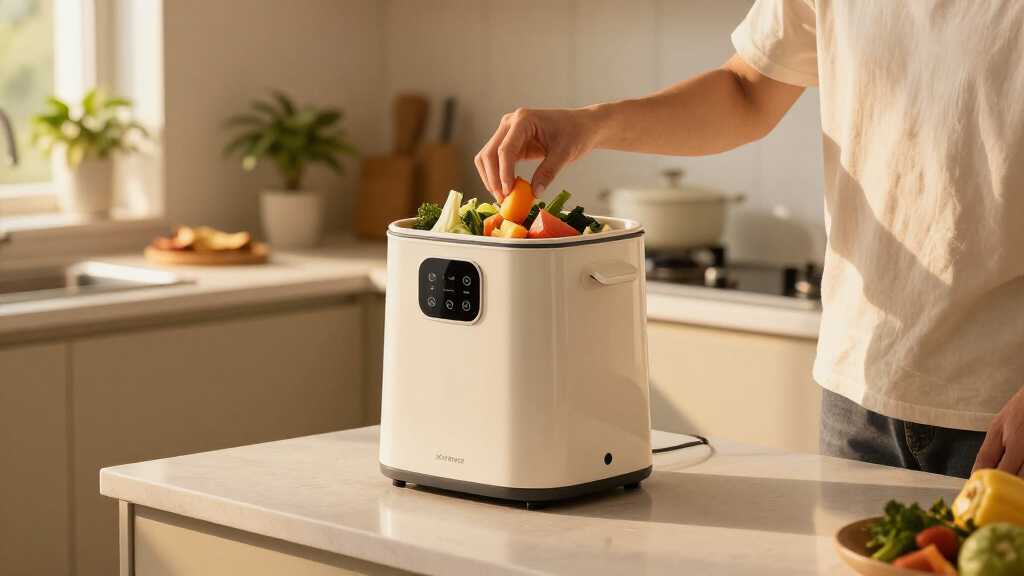 electric compost bin for kitchen