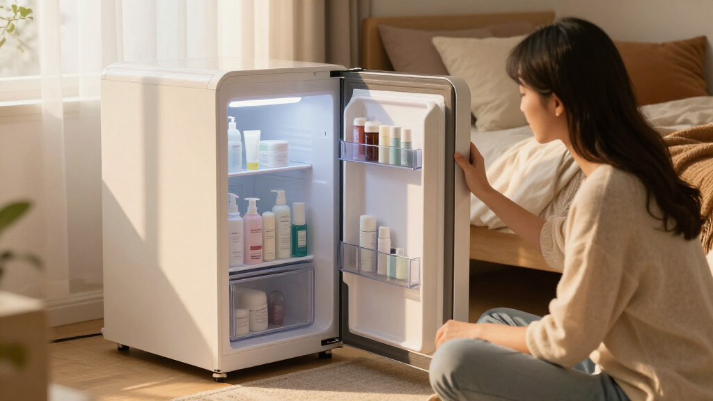 best beauty mini fridge with uv light