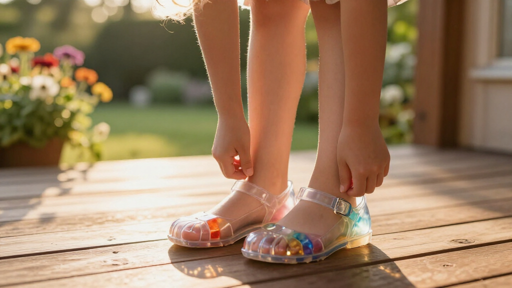 best crystal jelly shoes