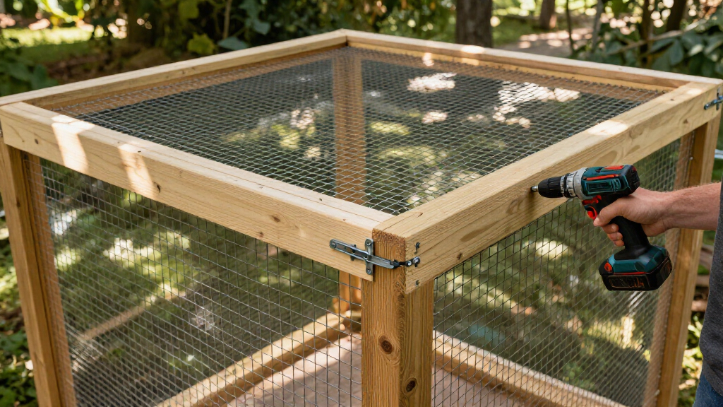 large chicken coop with run predator proof