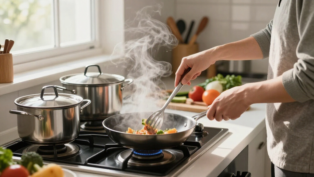 stainless steel cookware set