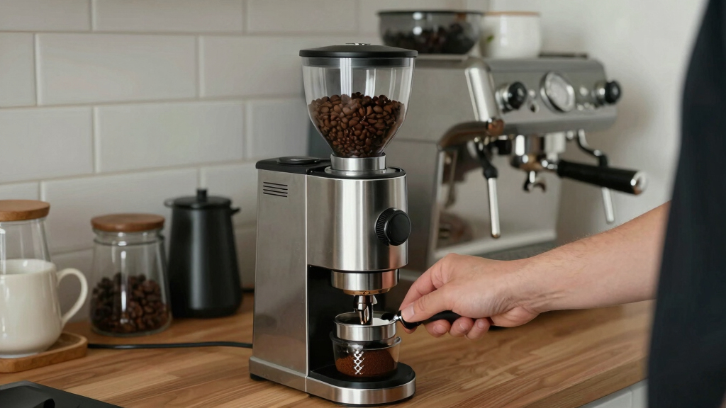 best zero retention espresso grinder with anti static design