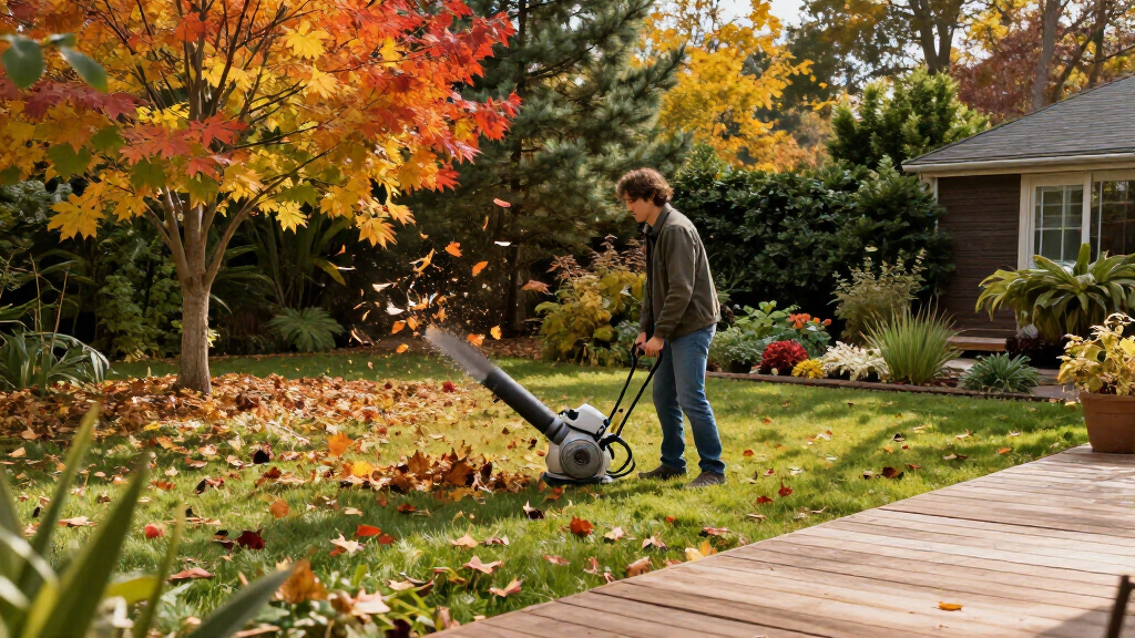 leaf blowers for fall yard work