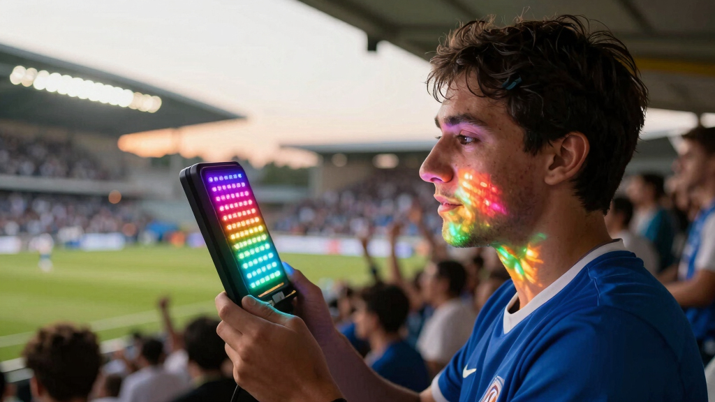 soccer fan LED light displays