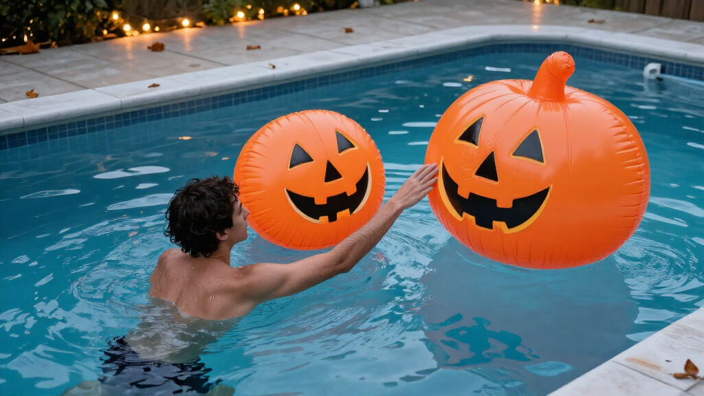 inflatable Halloween pool floats