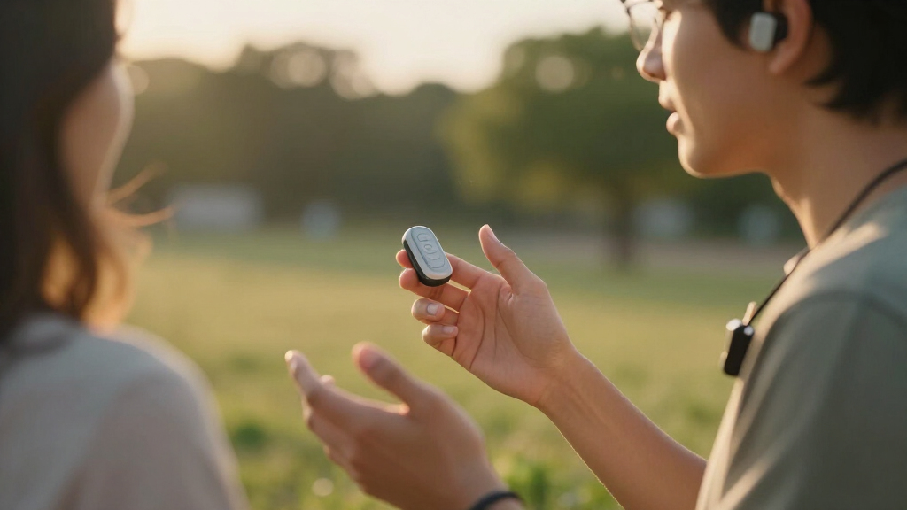 best button speech communication devices