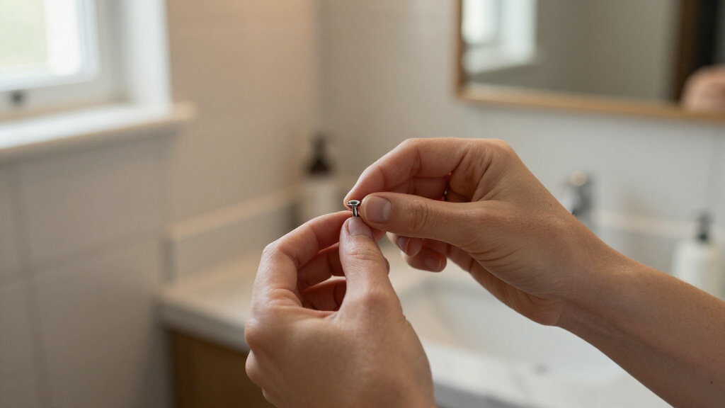 implant grade titanium externally threaded navel ring for sensitive skin