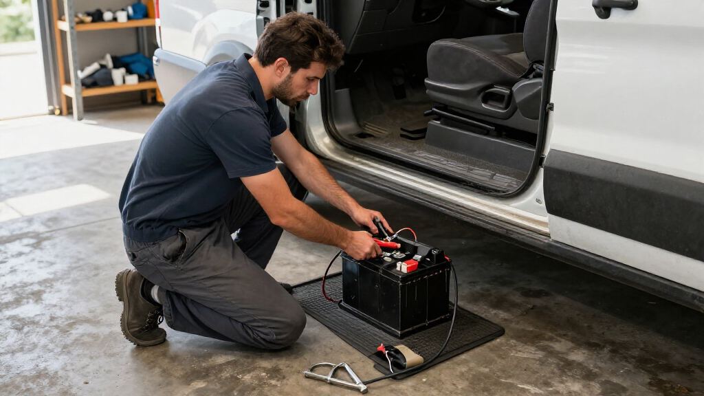 Ford Transit cargo van battery chargers