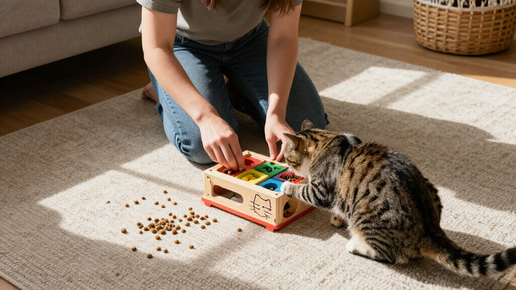 interactive cat puzzle toys