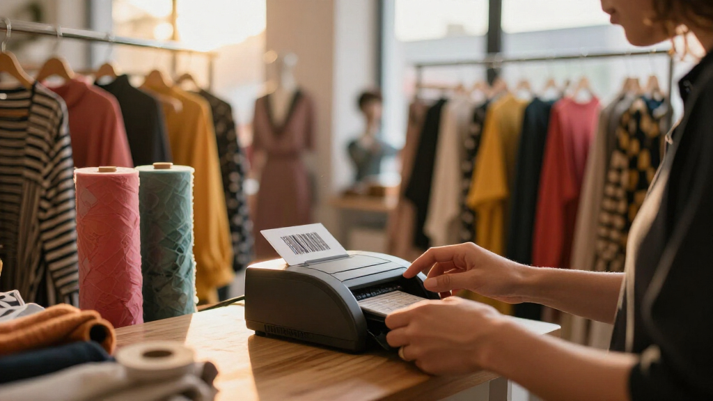 barcode printer for fashion business